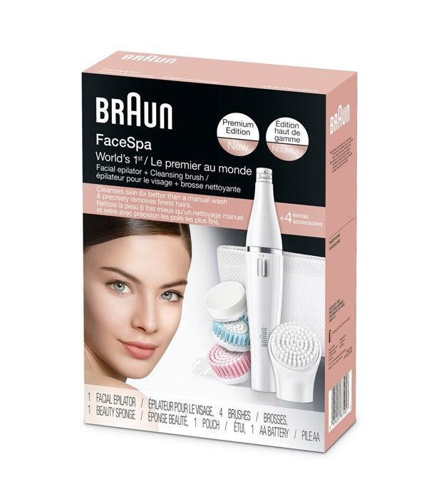 Braun, 3 IN 1 Facial Epilating, Cleansing & Vitalization System, 5 Extras