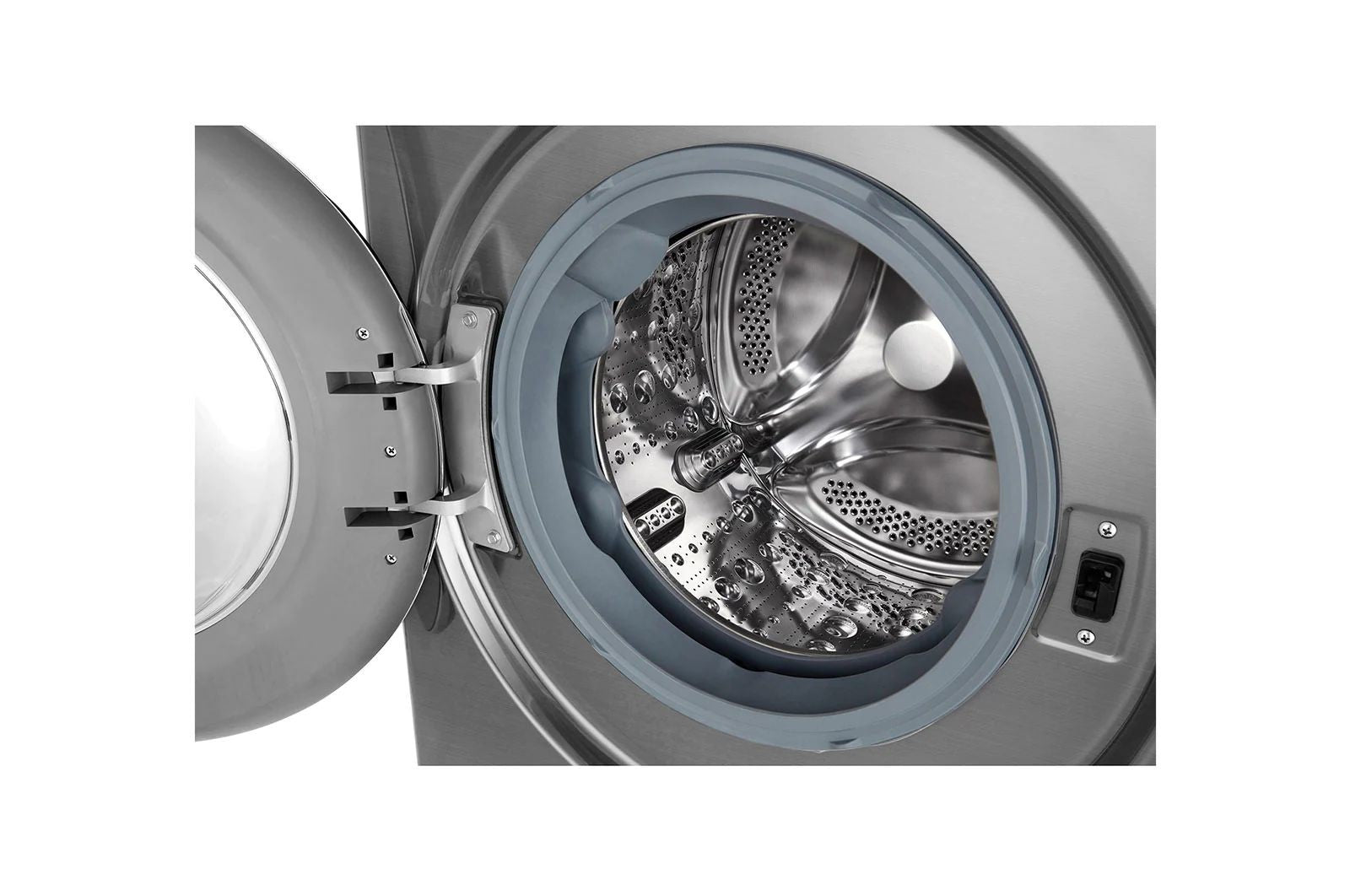 LG WM 9/6 KGS DRYER 1400RPM SILVER GLASS DOOR AI DD