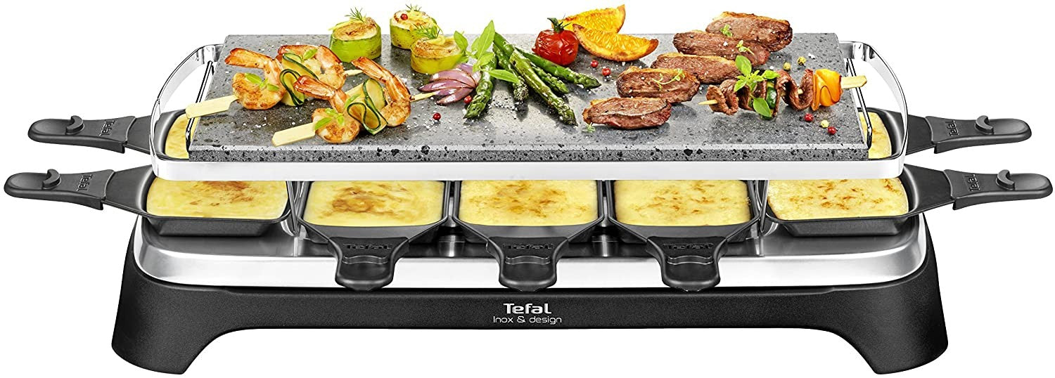Tefal Pierrade Raclette, 1350 Watts, 8 People