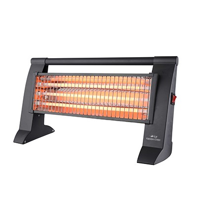 Queen Chef, Electric Heater, 3 Power Levels, Dark Grey