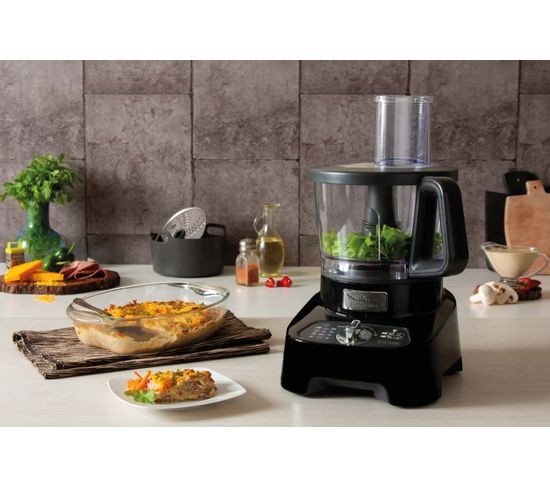 Moulinex, Multifunction Robot Double Force, 1000 Watts, 3 L, Black
