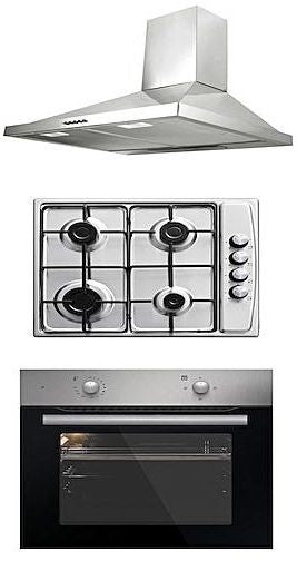 Milano Pro, Built-IN Bundle ( Oven / Hob/ Hood ) 60 CM, Inox