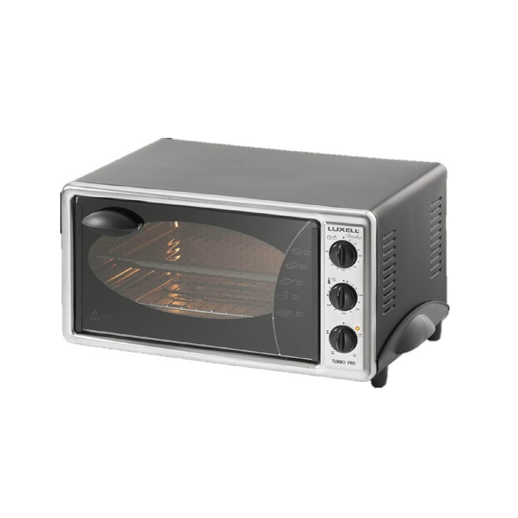 Luxell, Electric Oven, 45 L, 1850 Watts, Stainless Steel