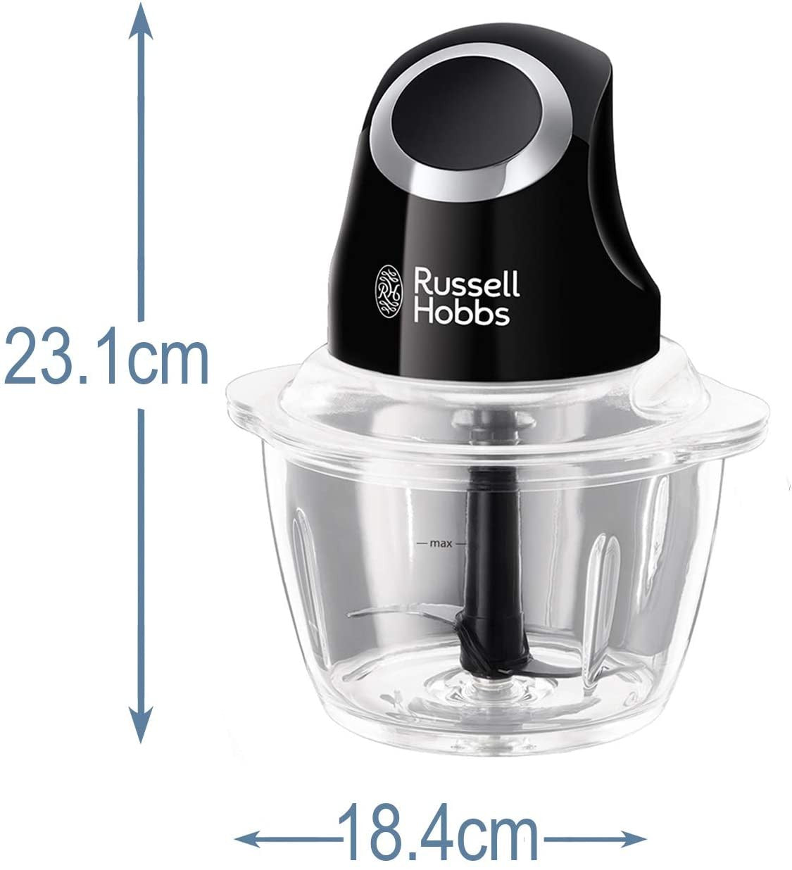 Russell Hobbs, Desire Mini Chopper, 200 Watts, Matte Black