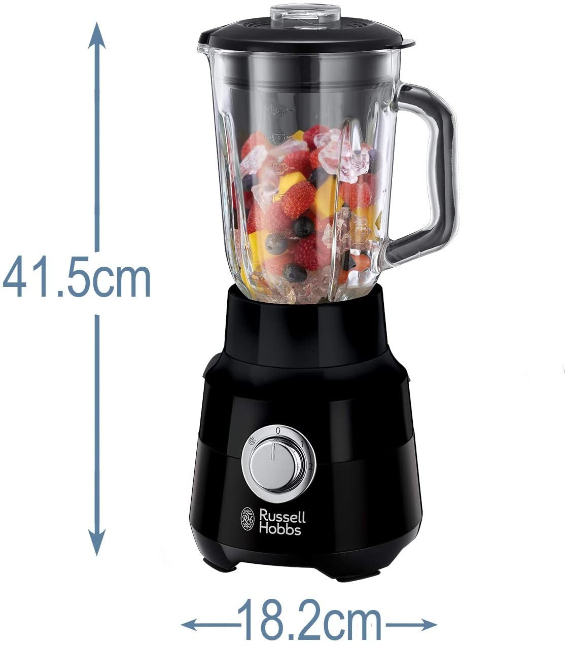 Russell Hobbs, Desire Jug Blender, 650 Watts, 1.5 L, Matte Black