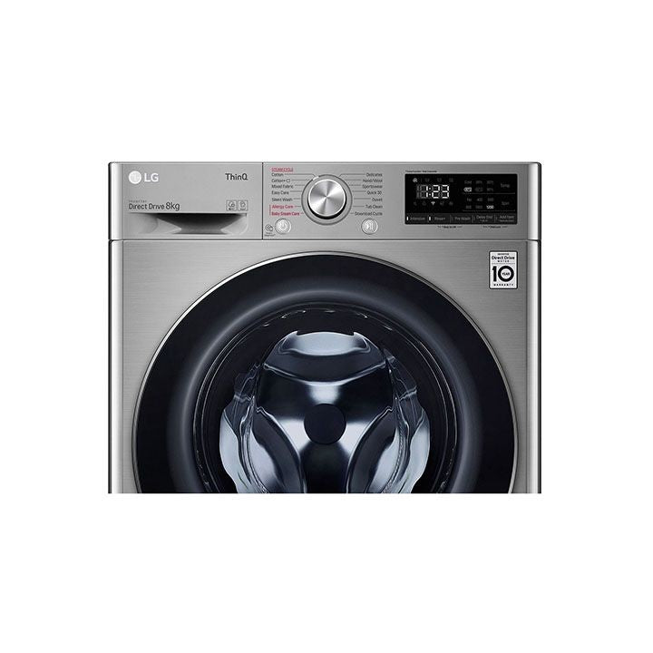 LG, Washer / Dryer Machine, 8 / 5 KG, Front Load, Silver
