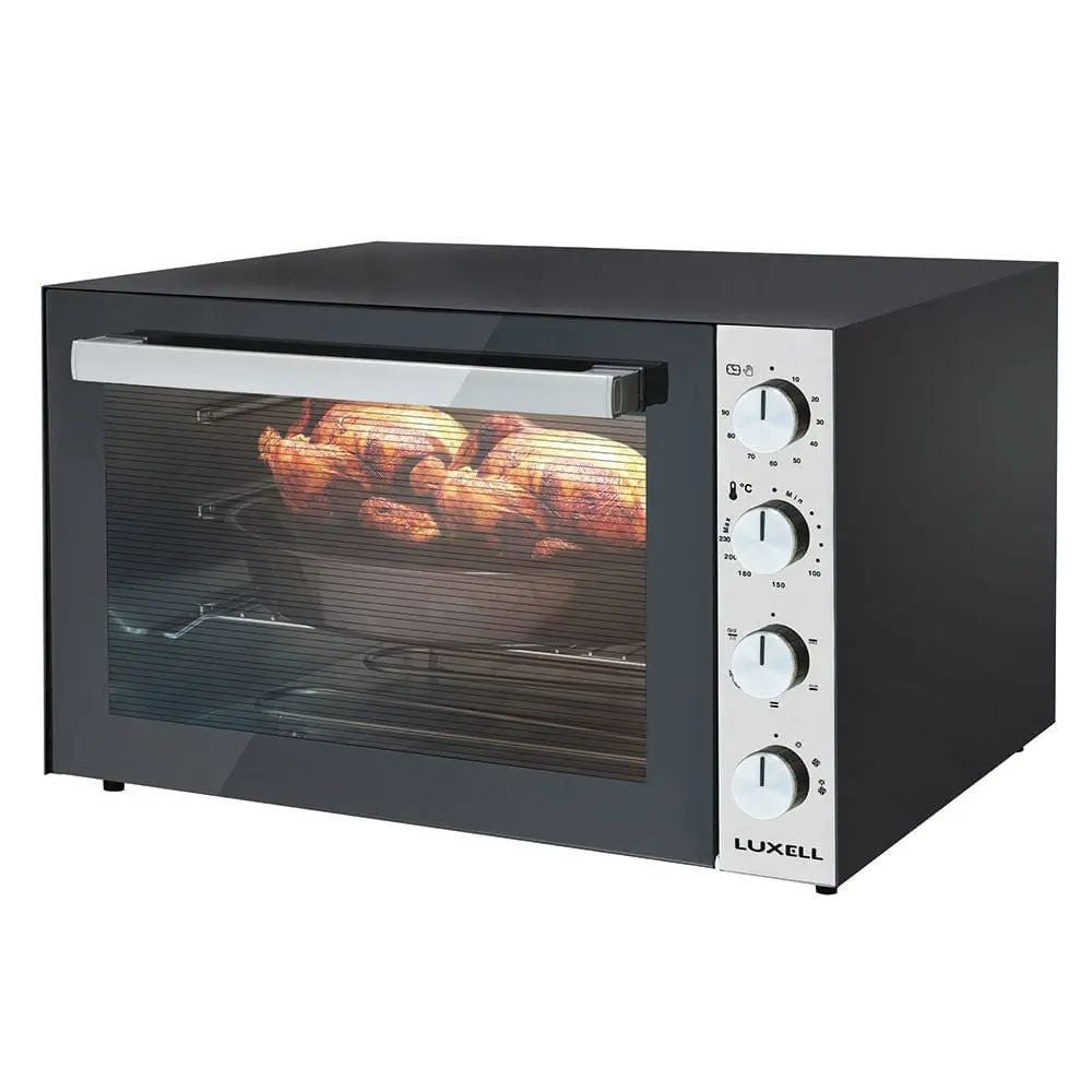 Luxell, Electric Oven, 2500 Watts, 70 L, Black / Silver
