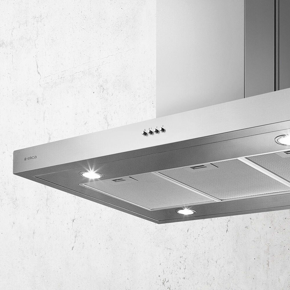 Elica, Cheminey Free Spot Hood, 90 CM, Stainless Steel