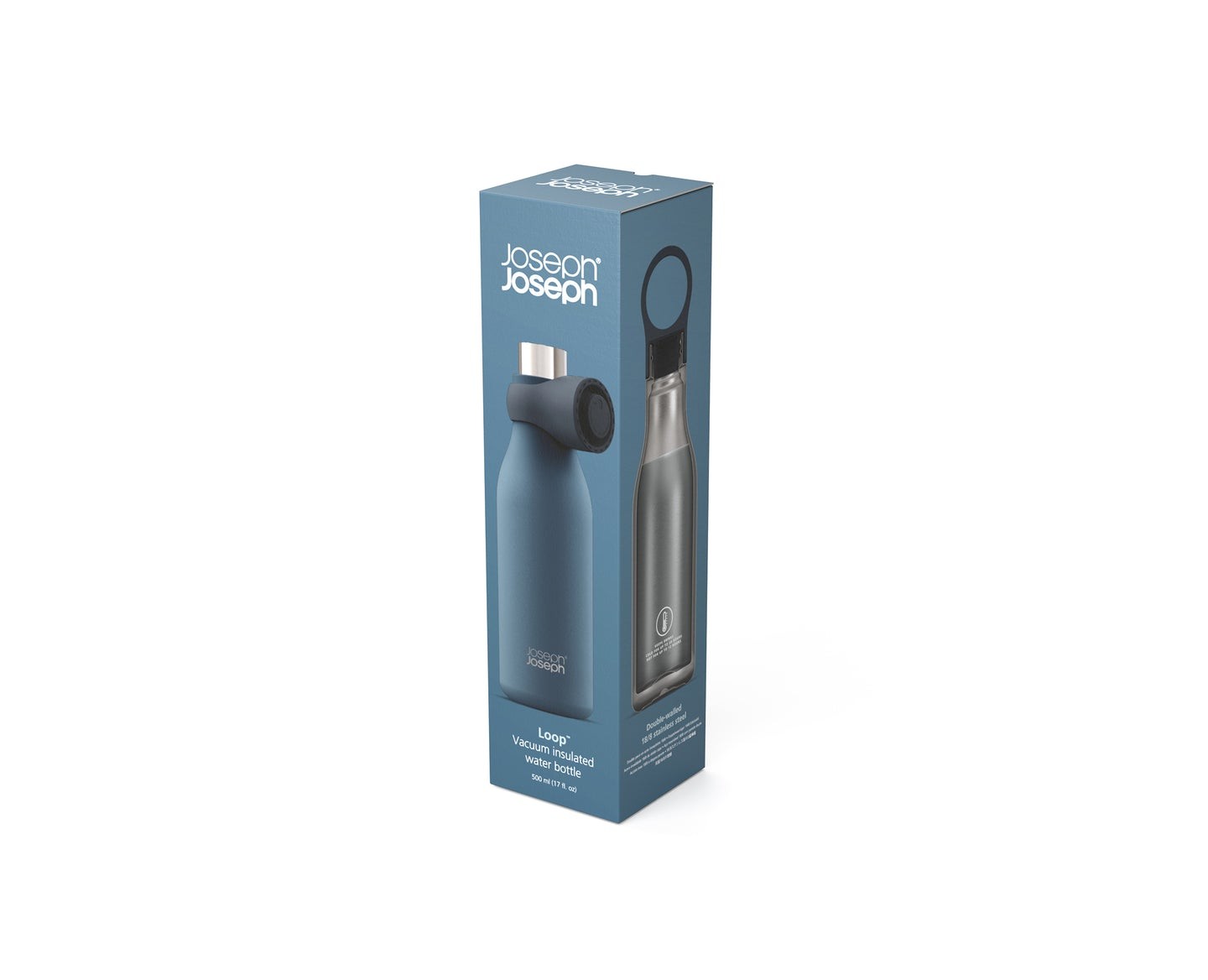 Joseph Joseph, Loop™ Stainless-steel Vacuum Insulated Water Bottle, 500 ML