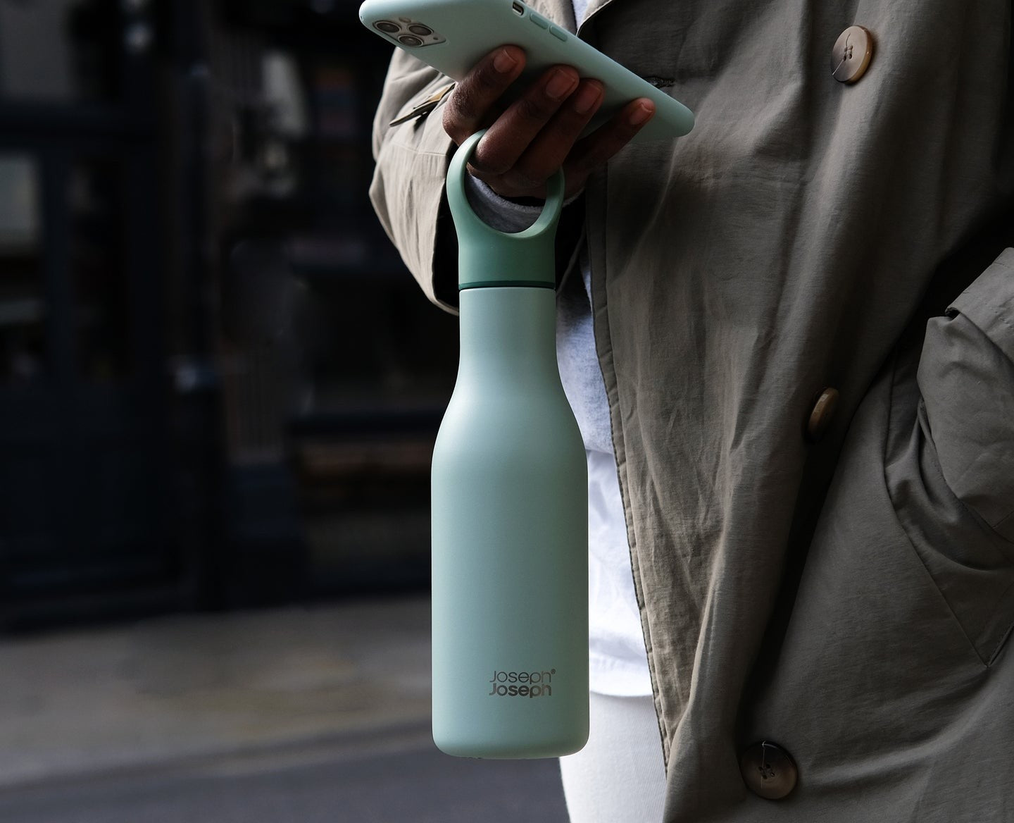Joseph Joseph, Loop™ Stainless-steel Vacuum Insulated Water Bottle, 500 ML