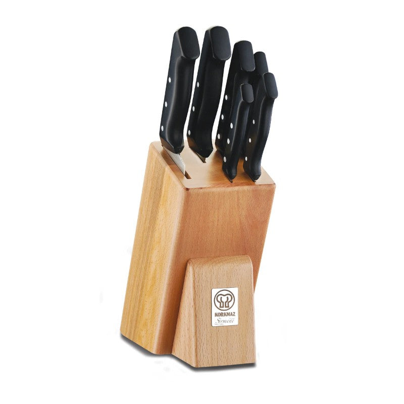 Korkmaz, Surmene Chef Knife Set, 7 Pieces