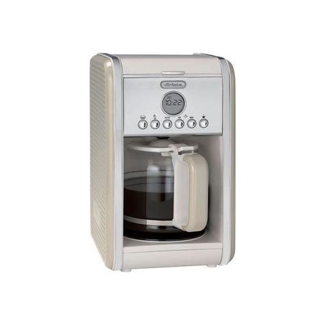 Ariete, Vintage American Coffee Machine, Up to 12 Cups, Beige