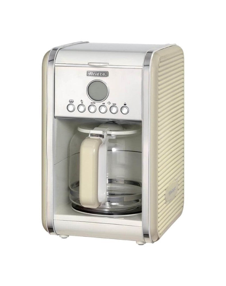 Ariete, Vintage American Coffee Machine, Up to 12 Cups, Beige