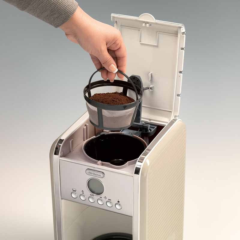 Ariete, Vintage American Coffee Machine, Up to 12 Cups, Beige