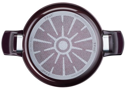 Tefal, G6 Faitout Resist Intense Stewpot, 24 CM + CV, Dark Red
