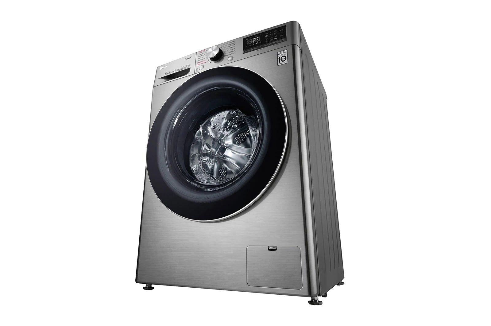 LG 10.5 KG Front Load Washing Machine, 1400 RPM, Silver