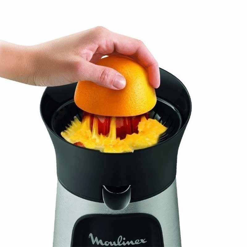 Moulinex Vita Citrus Hand Press Juice Extractor, 100 Watts, Silver & Black