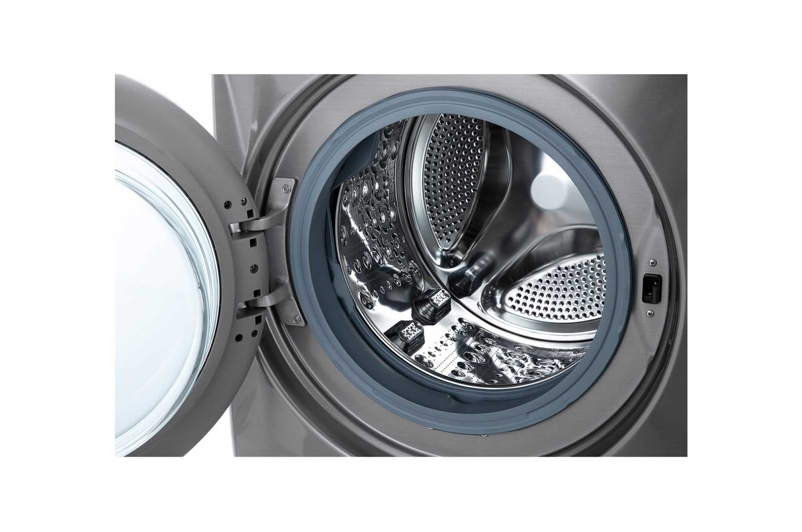 LG, Front Load Washer & Dryer, 15 KG /8 KG, Silver