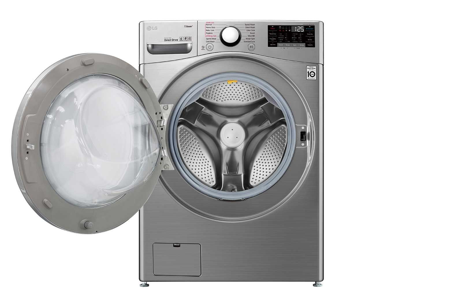 LG Front Load Washer & Dryer, 20/12 KG, Silver