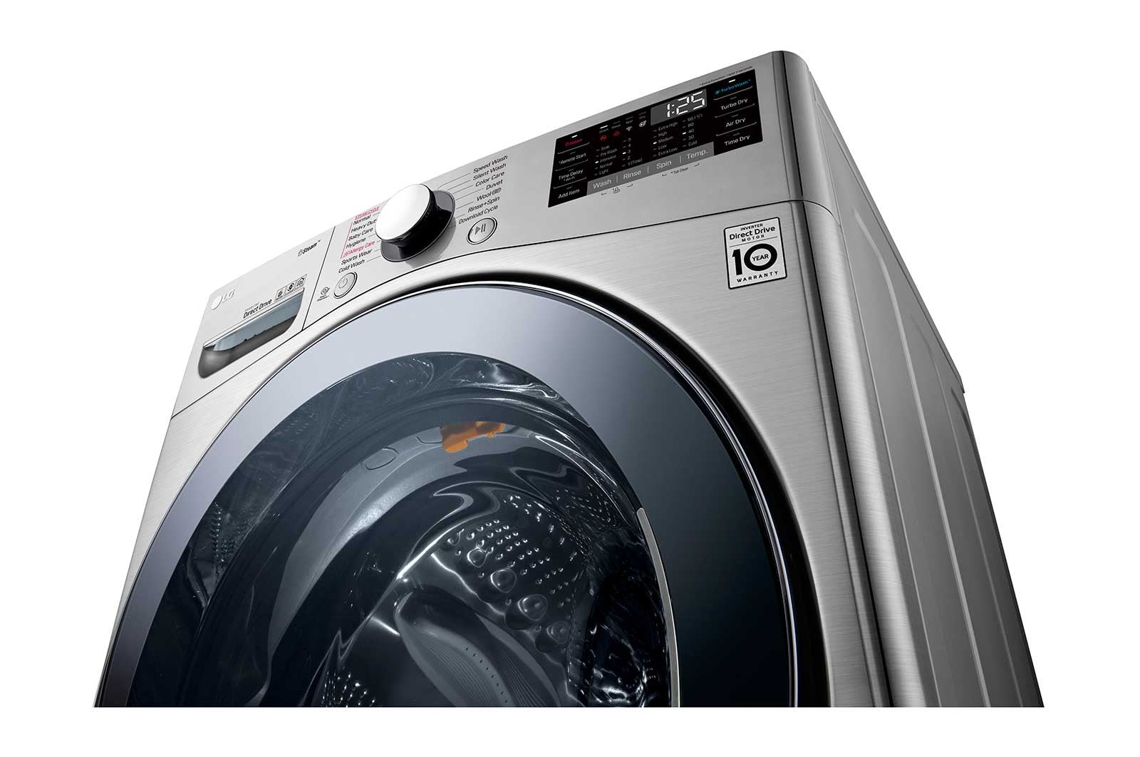 LG Front Load Washer & Dryer, 20/12 KG, Silver