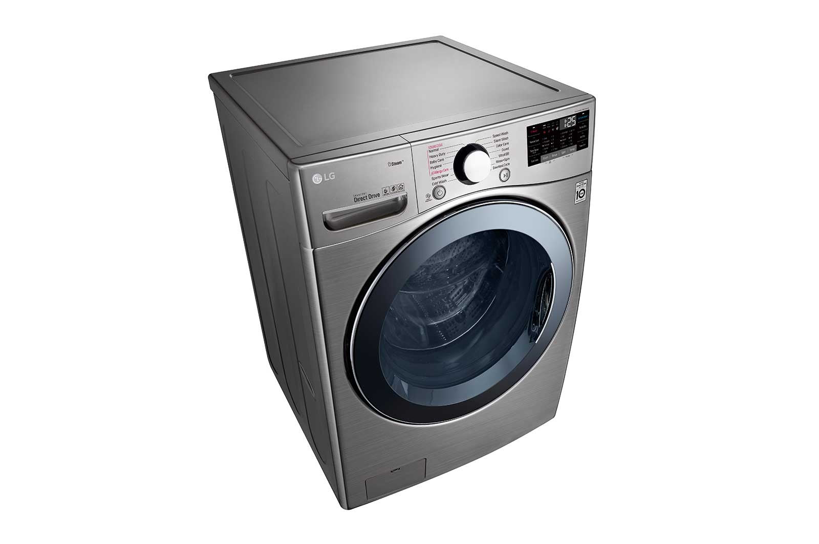 LG Front Load Washer & Dryer, 20/12 KG, Silver
