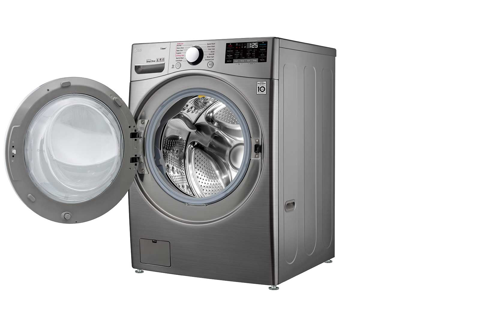 LG Front Load Washer & Dryer, 20/12 KG, Silver