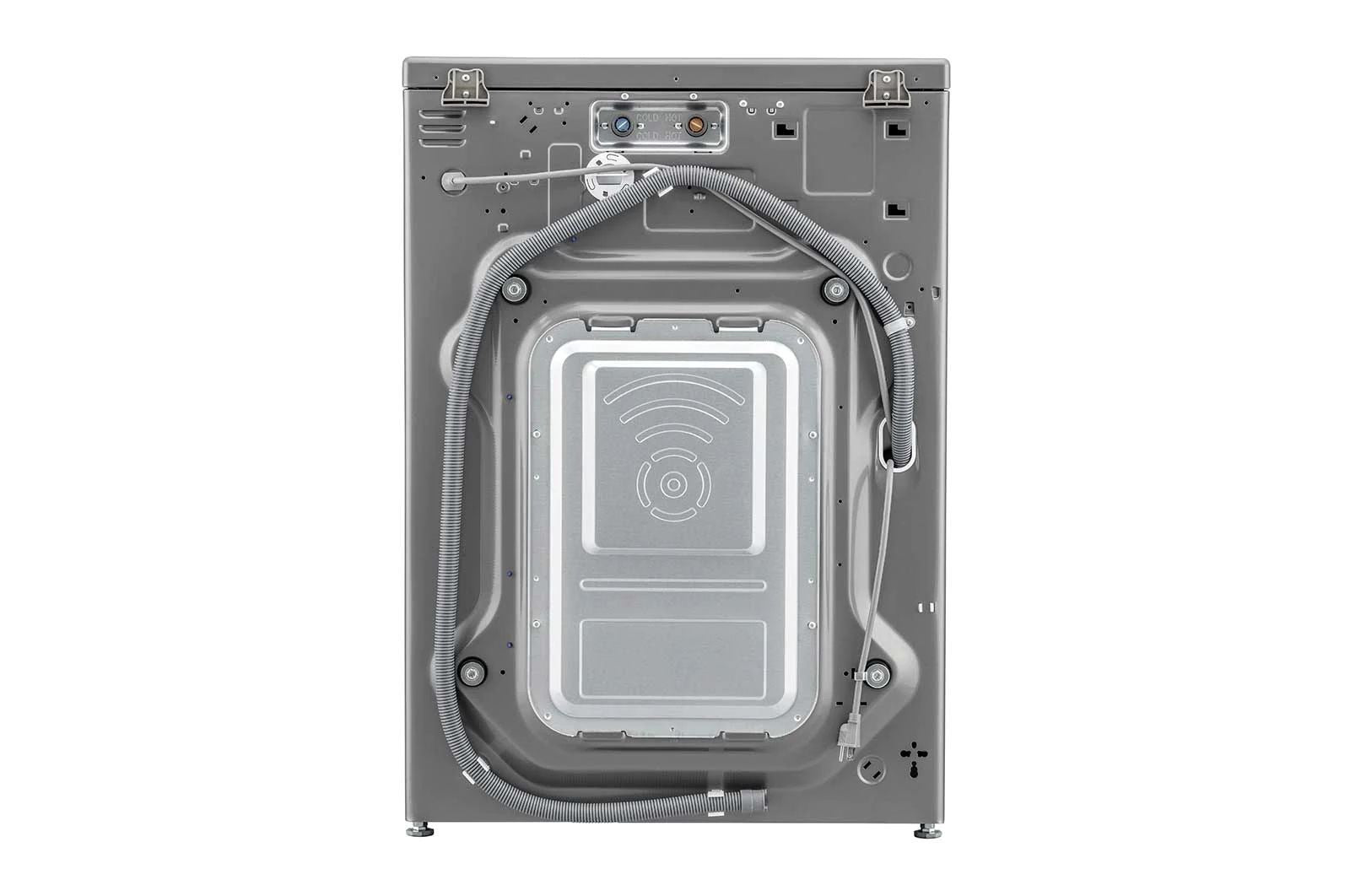 LG Front Load Washer & Dryer, 20/12 KG, Silver