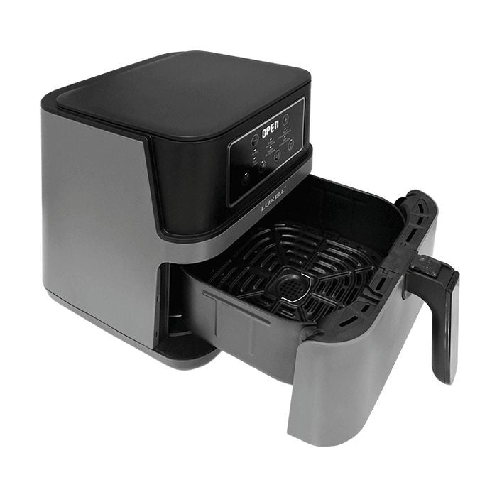 Luxell XL Fast Air Fryer, 7.5 L, 1800 Watts, Black & Grey