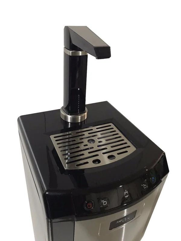 Aqualux, Bottom Load Water Dispenser, Top Tap, Stainless Steel
