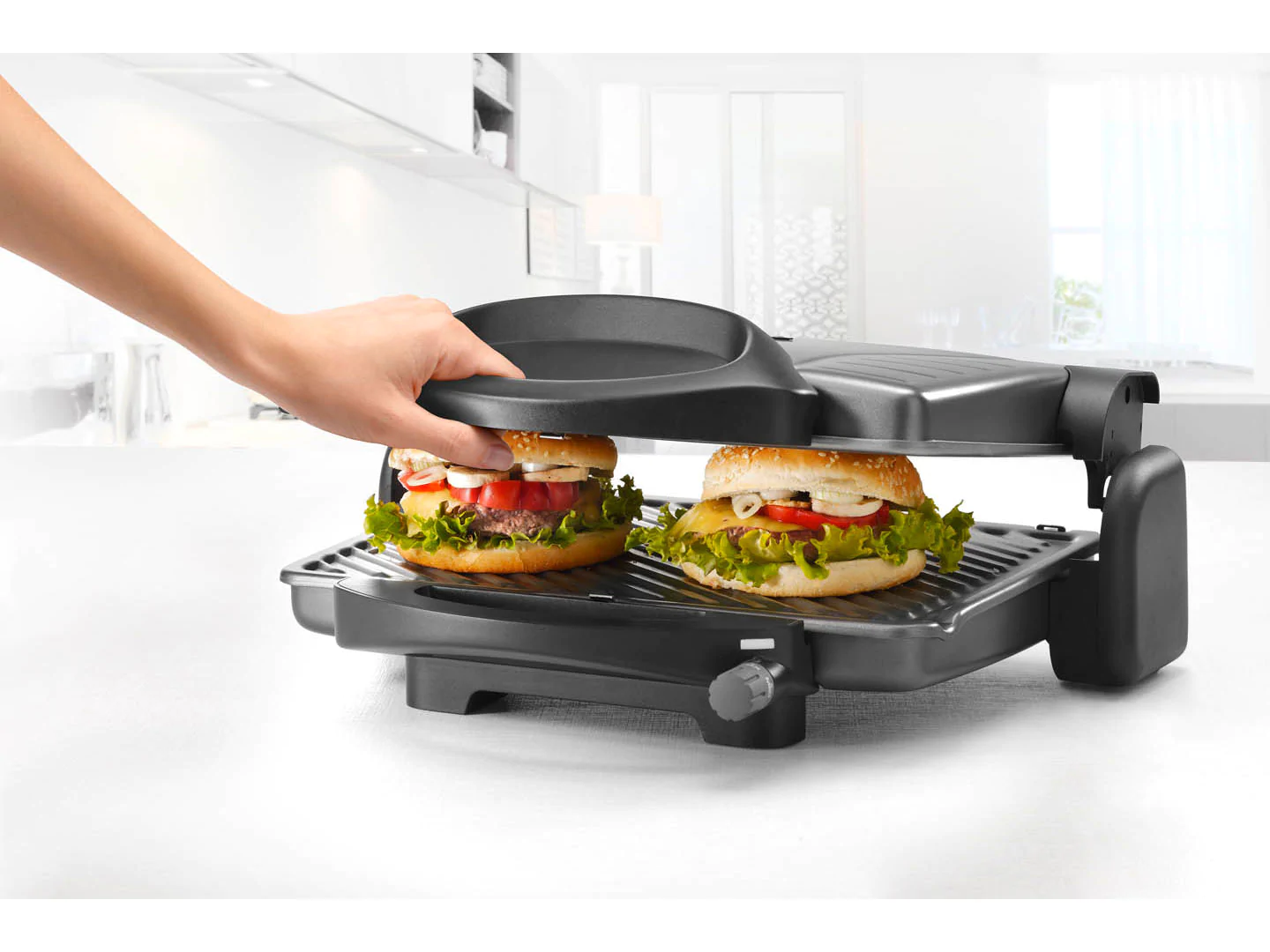 Delonghi Grigliatutto Contact Grill, 1800 Watts, Black
