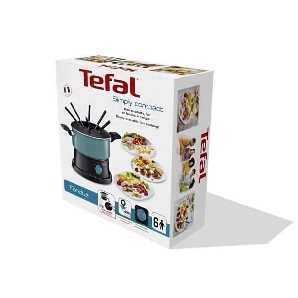 Tefal, Fondue Simply Compact, 800 Watts, 6 People, Blue