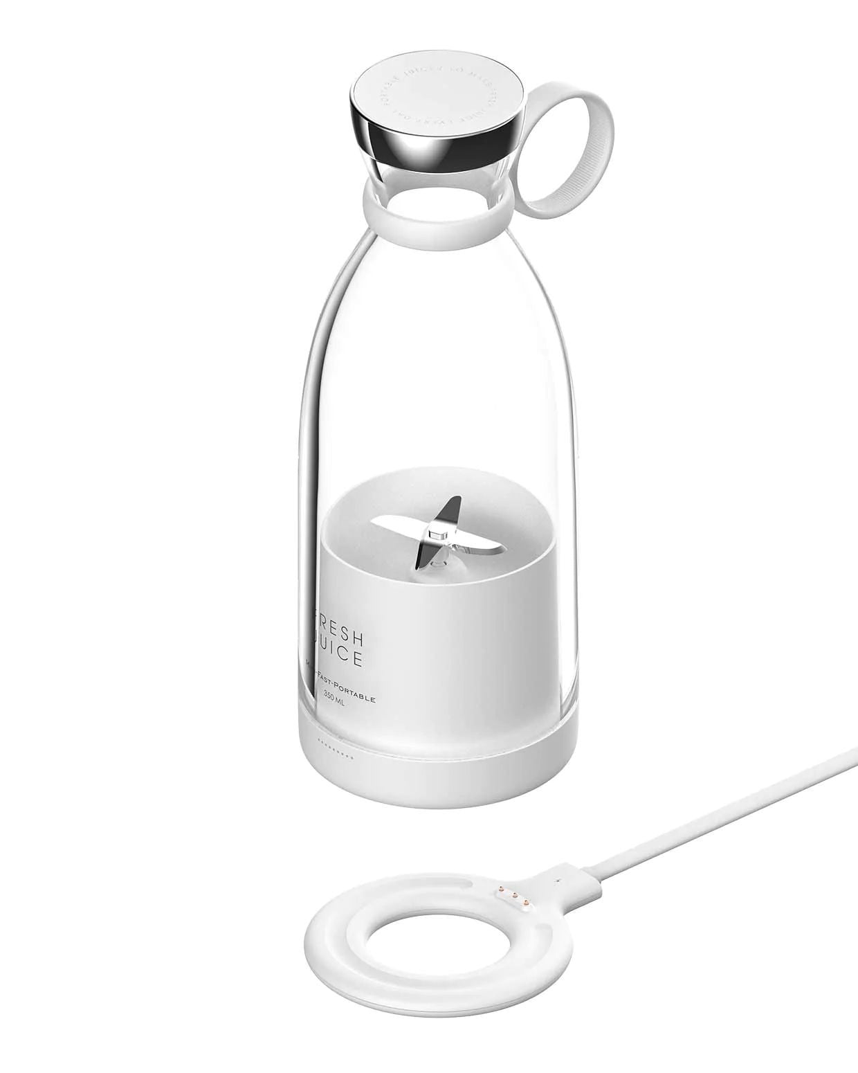 Blendit, Rechargeable Bottle Blender, White