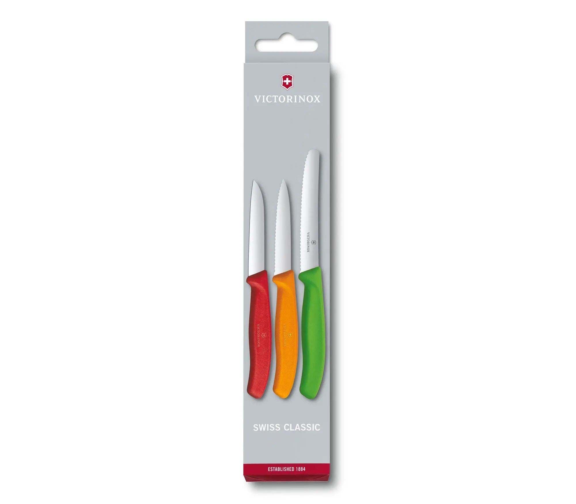 Victorinox, Swiss Classic Paring Knife Set, 3 Pieces , Multicoloured