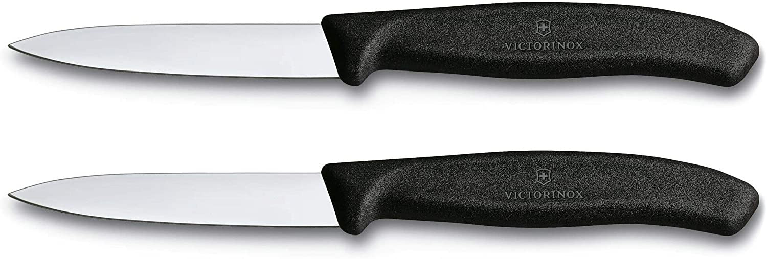 Victorinox, Swiss Classic Paring Knife, 2 Packs, Black