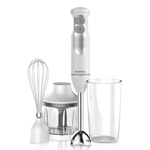 Kumtel, Multi-purpose 4 In 1 Hand Blender, 700 Watts, White / Black