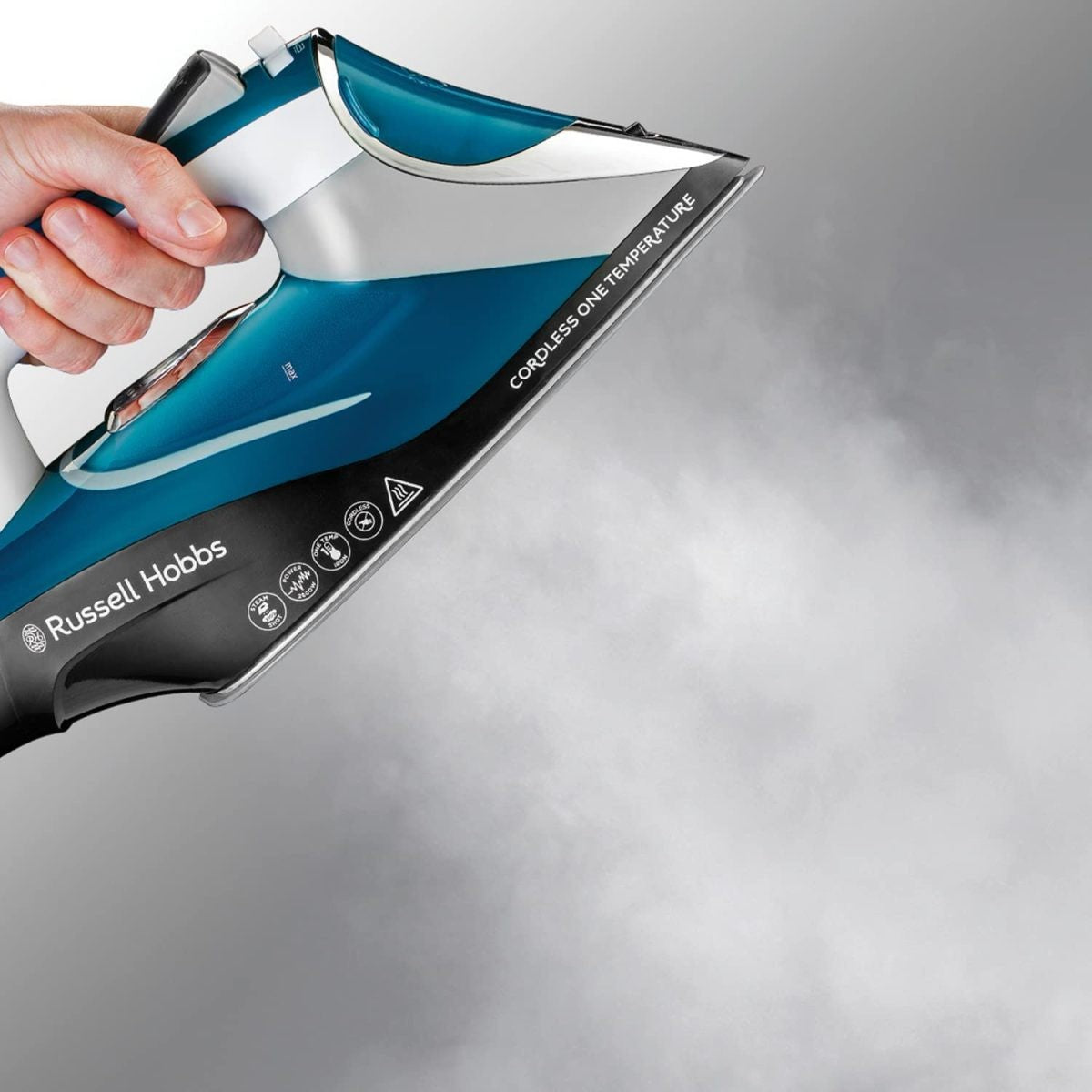 Russell Hobbs, Cordless One-Temperature Steam Iron, 2600 Watts, Blue