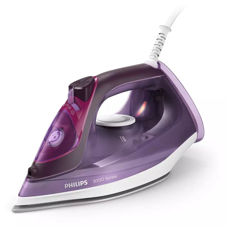 Philips, Series 3000 Steam Iron, 2600 Watts, Purple