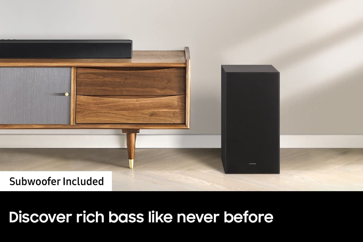 Samsung, 3.1ch B650 Soundbar w/ Dolby 5.1/ DTS  Built-in Center Speaker, Bluetooth Multi Connection, Black