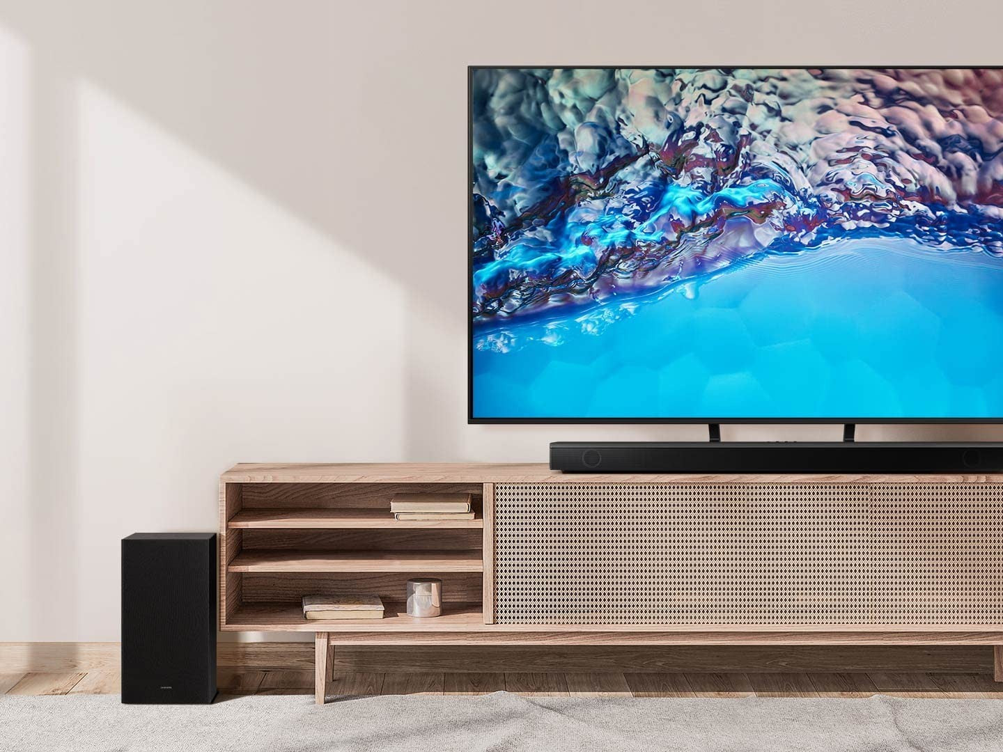 Samsung, 3.1ch B650 Soundbar w/ Dolby 5.1/ DTS  Built-in Center Speaker, Bluetooth Multi Connection, Black