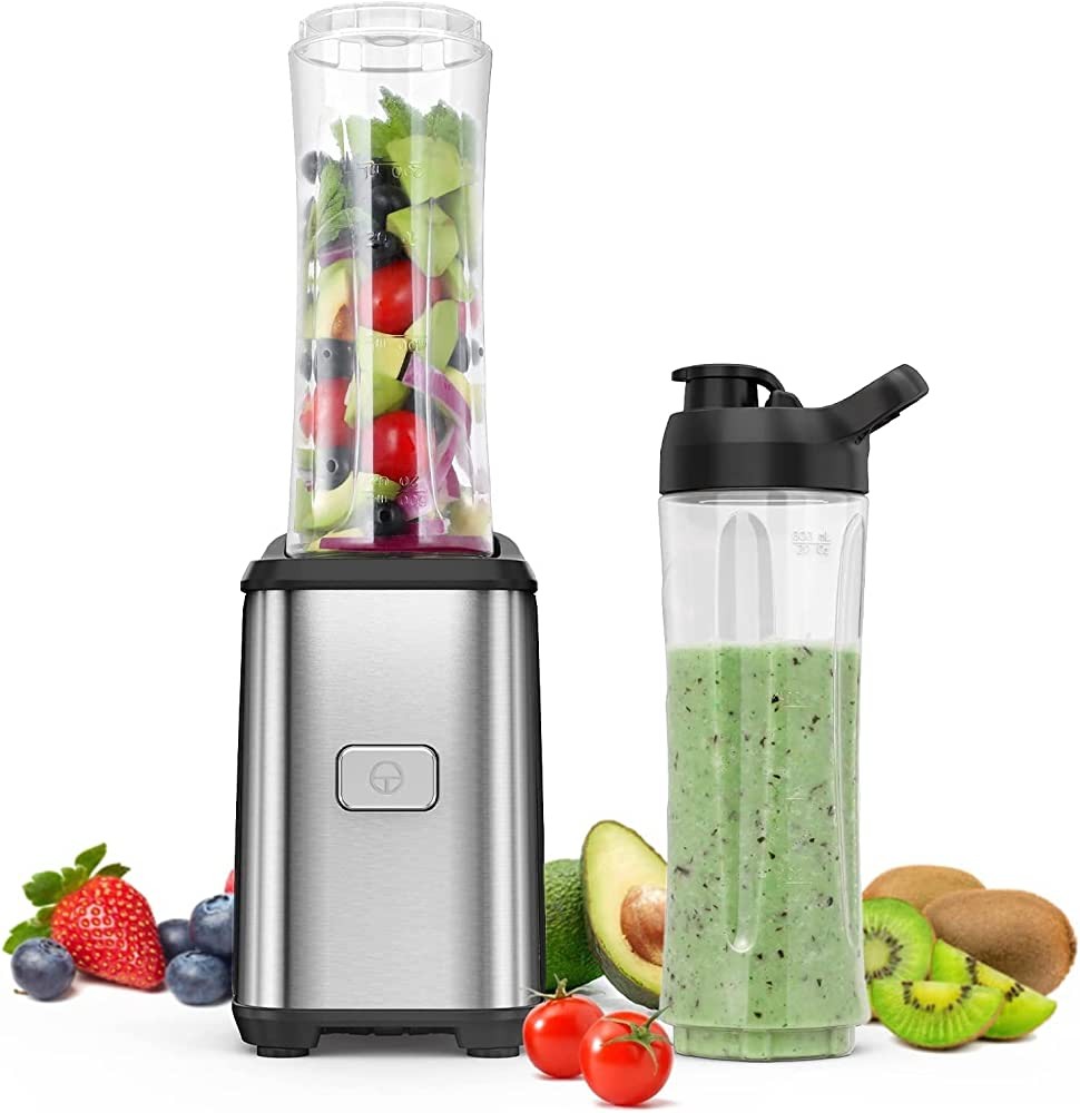 Kumtel, Personal Blender, 300 Watts, 330 ML, Grey