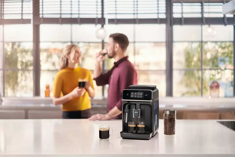 Philips Series 2200 Fully Automatic Espresso Machine, 2 Beverages, Black