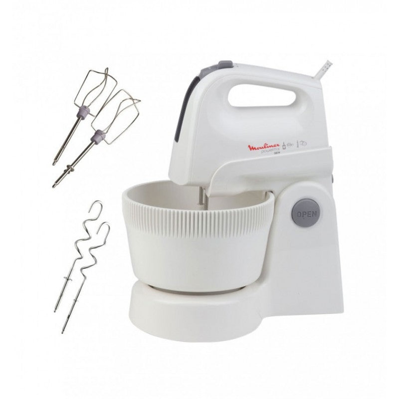 Moulinex, Power Mix Food Mixer, 500 Watts, 3.3 L, White