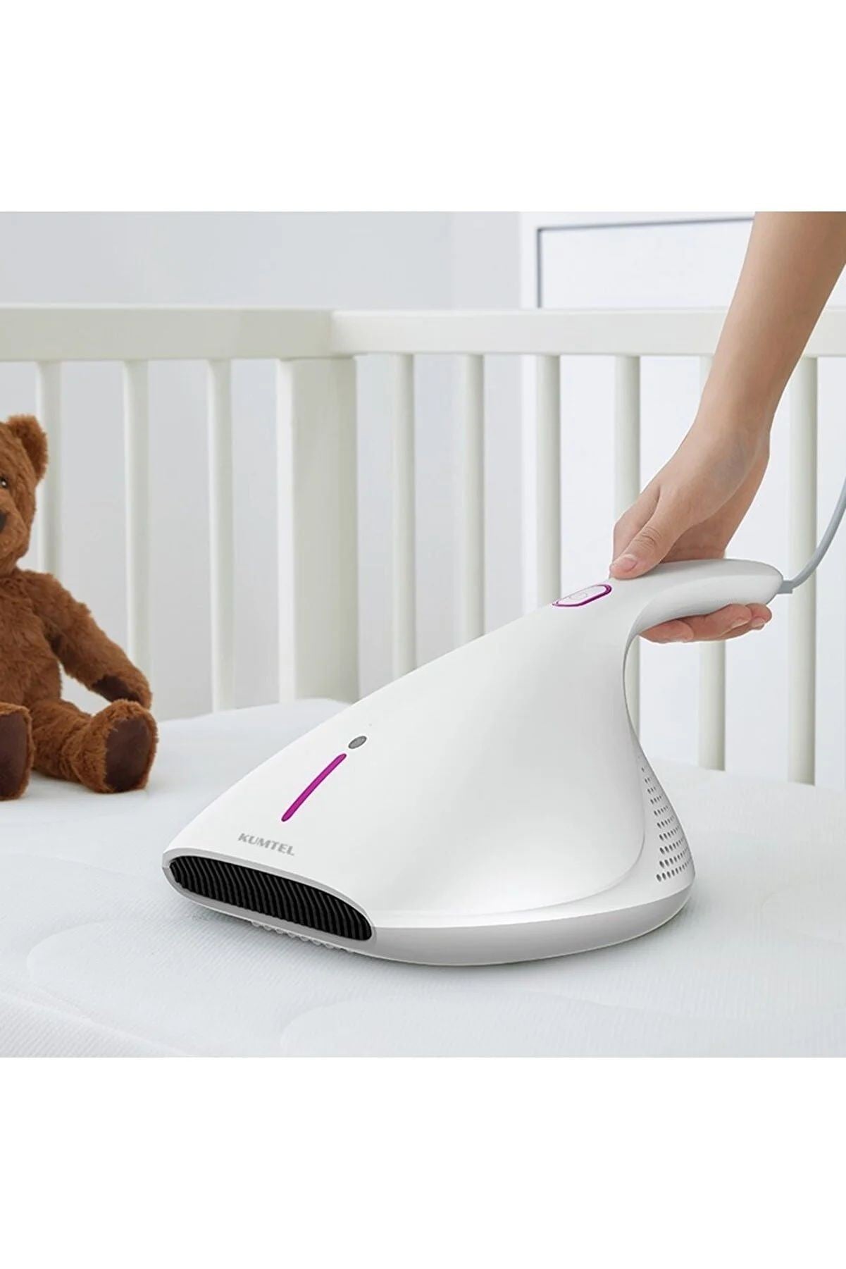 Kumtel, Small Dust Vacuum Cleaner, 450 Watts, White