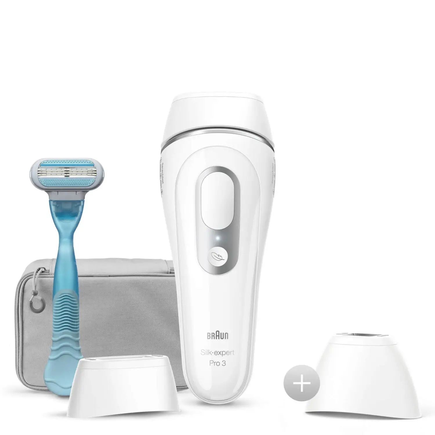 Braun IPL Silk·Expert Pro 3, Precision Head, Venus Razor, White & Silver