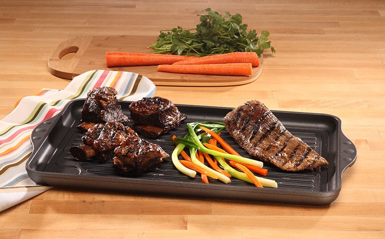 Swiss Diamond, Double Burner Grill, Black