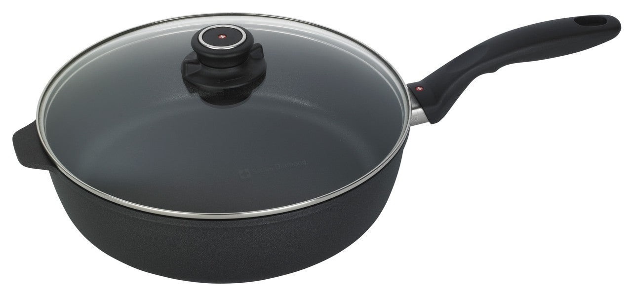 Swiss Diamond, Sauté Pan With Lid, 28 CM, Black