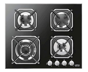Lofra, Gas Hob, 60 CM, 4 Burners, Vitro Black