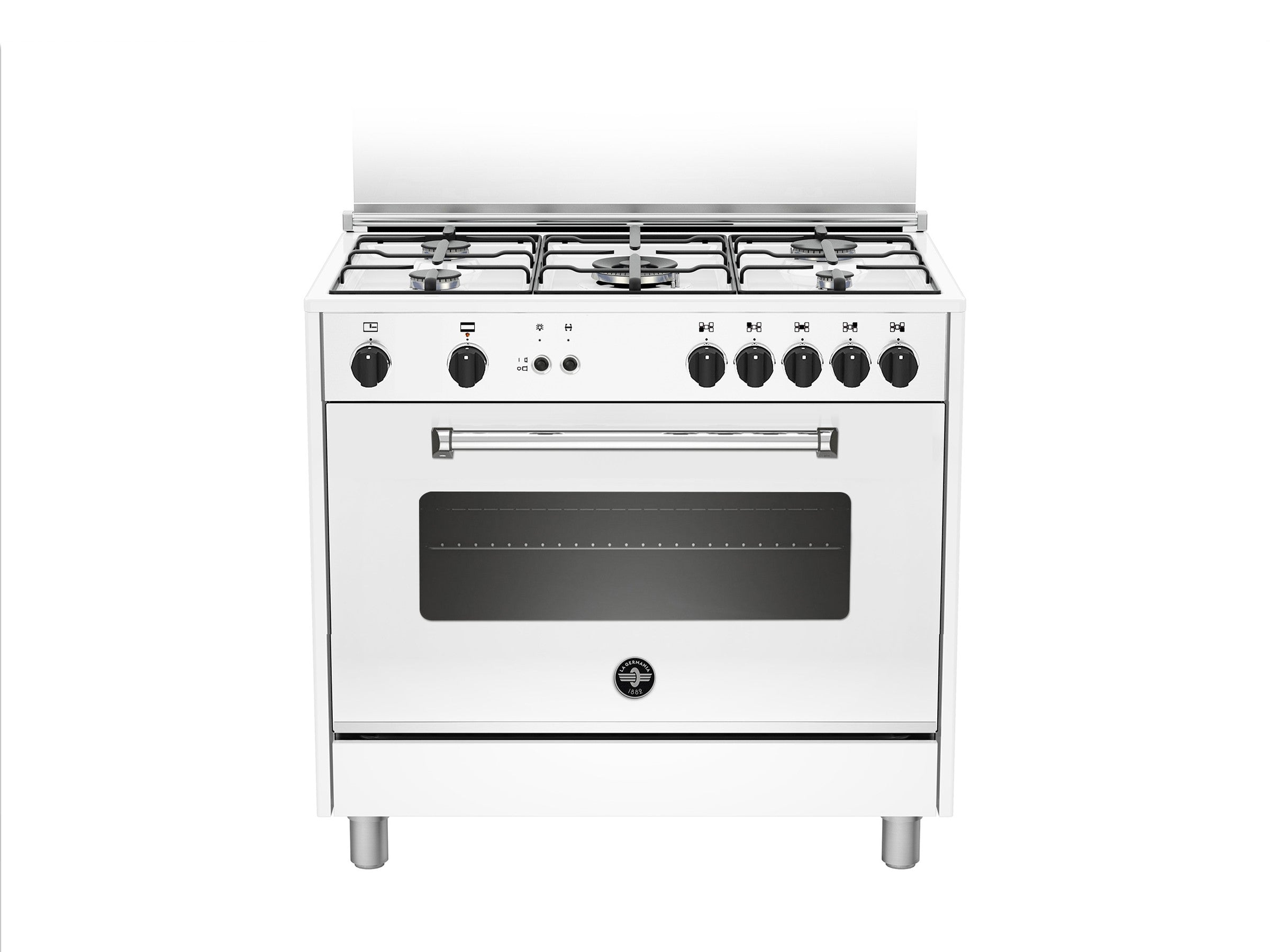 La Germania, Gas Cooker, 5 Burners, 90 CM, White