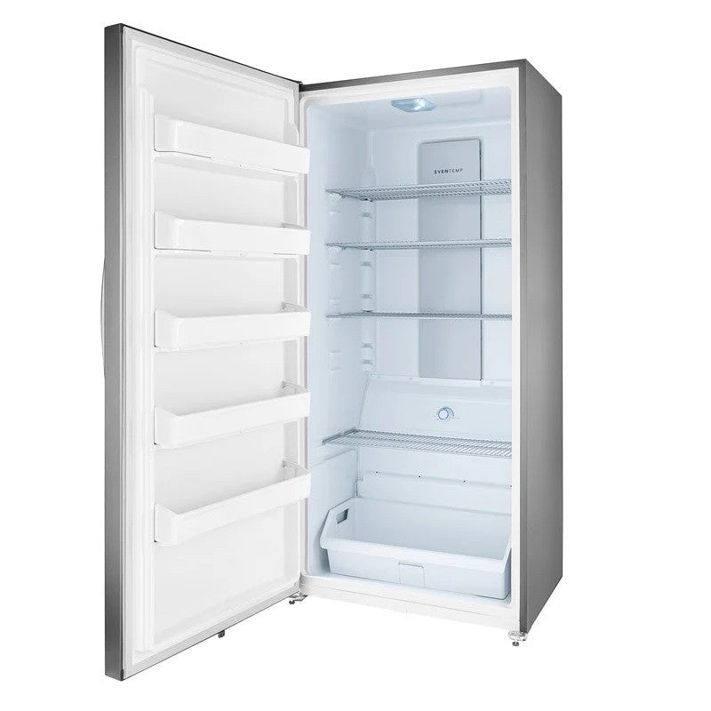 Frigidaire, Single Door Refrigerator, 20 Cubic Feet, Stainless Steel