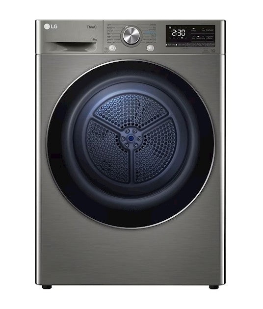 LG, Dual Inverter Heat Pump Dryer, 9 KG, Silver